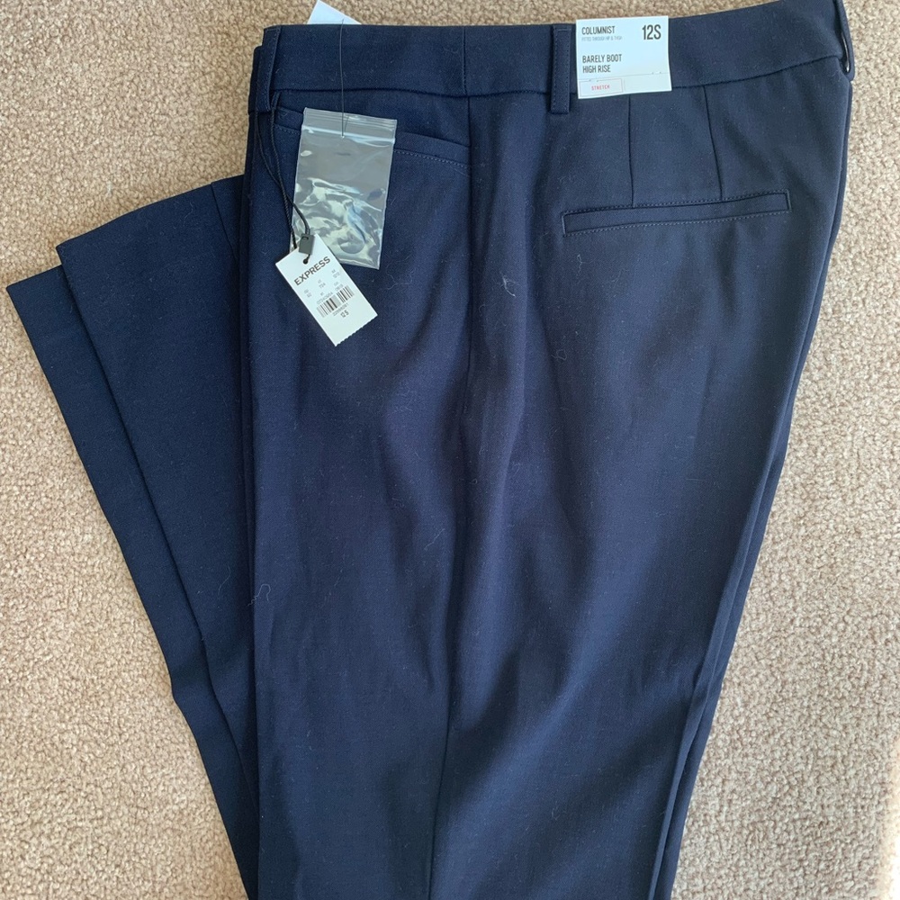 Express Columnist Barely Boot High Rise Pants 12S